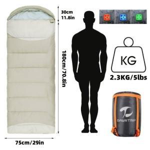 USB 가열 수면 가방  야외 전기 캠핑용 초경량 방수 하이킹 및 등산에 적합 캠핑 액세서리 슈퍼 휴대용