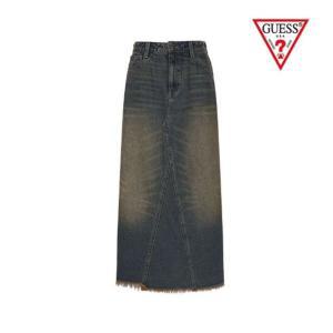 [갤러리아] GUESS Jeans F/W [여성] YO6D6543 베이지 틴 데님 치마