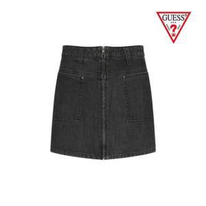 [갤러리아] GUESS Jeans F/W [여성] YO6D3972 블랙 지퍼 포인트 치마바지