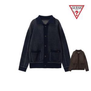 [갤러리아] GUESS Jeans F/W [공용] MO4S2671 카라 가디건 스웨터