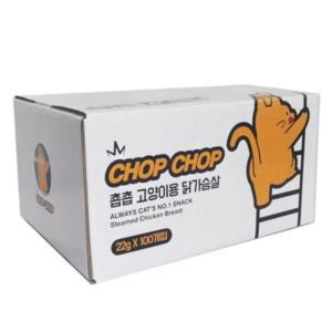 [JHQRGCXH_4B]chop 고양이 닭가슴살 (22g X 100개)