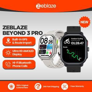 Zeblaze Beyond 3 Pro GPS 스마트 워치, 내장 GPS 및 경로 수입품, AMOLED 디스플레이, 전화 통화 및 수신