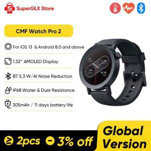 글로벌 버전 CMF Nothing Watch Pro 2 블루투스 5.3 통화, AI 소음 감소, 안드로이드 iOS용 GPS 스마트워치