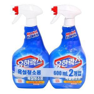 [기타]유한락스 욕실 청소용 600ml 2개