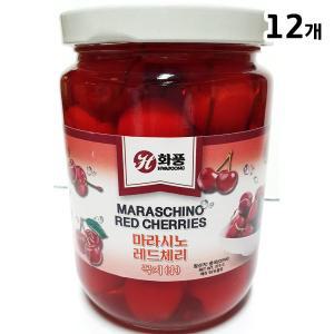 체리(적 꼭지 화풍 400g) X12절임과일 적체리 가공품 생체리 생절임