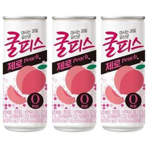 동원 쿨피스 제로 복숭아 230ml x 60캔입(30캔x2박스)