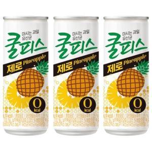 동원 쿨피스 제로 파인애플 230ml x 60캔입 (30캔 2박스)