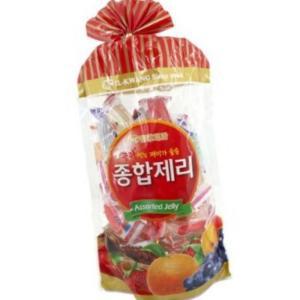 (다올)옛날간식 500g 종합제리 업소용 종합젤리 대용량젤리