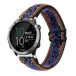 Surlan Garmin Vivoactive 3 시계 밴드 호환 20mm 신축성 있는 탄성 스포츠 스트랩 / Music/Ferunner 645