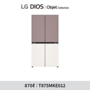 LG 디오스 오브제 베이직 냉장고 870L T875MKE012 (핑크/베이지)