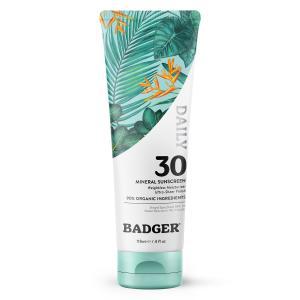 Badger 뱃저 미네랄 데일리 보습 선크림 바디 선스크린 4oz