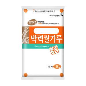 [대두식품] 박력쌀가루(국산쌀) 15kg / 햇쌀마루 쌀빵 제과용 카스텔라