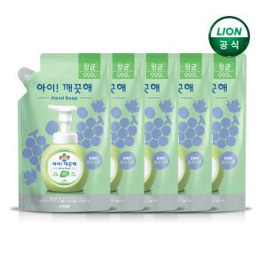 아이깨끗해 손세정제 청포도 리필 200ml x 5개