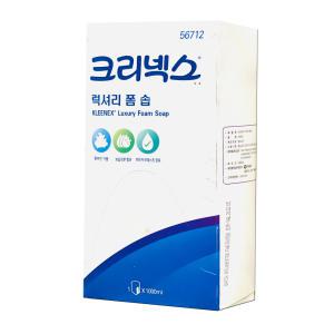 거품비누 크리넥스 럭셔리 폼 솝 1000ml 56712 (전용용기별매)