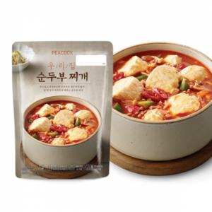 [피코크] 우리집 순두부찌개 500g X 5봉