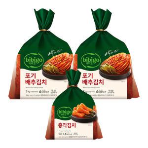 [CJ] 비비고 포기김치5kg x 2개 + 비비고 총각김치900g