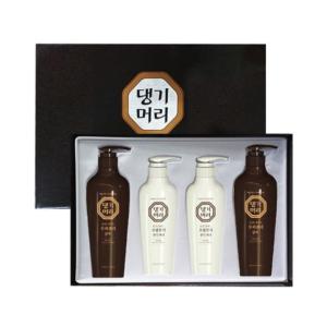 댕기머리 윤 플러스 4종 선물세트 A호(샴푸500ML*2개+컨디셔너300ML*2개)