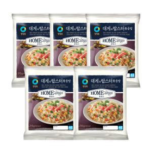 청정원 호밍스 대게와 랍스터 볶음밥, 210g, 5개