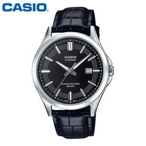 카시오 시계 MTS-100L-1A 사파이어 글라스 손목시계 남성용 가죽밴드 CASIO 정품