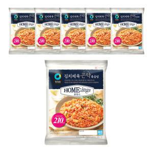 청정원 호밍스 김치제육 곤약볶음밥, 200g, 6개