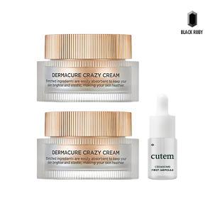 더마큐어 크레이지 크림 50ml x2 + 큐템 세라밤 앰플 10ml