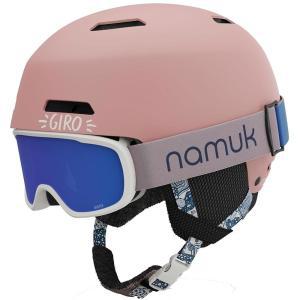 Giro Crue 용 스노우 헬멧 고글 콤보 Namuk 다크 로즈 XS 48.552cm