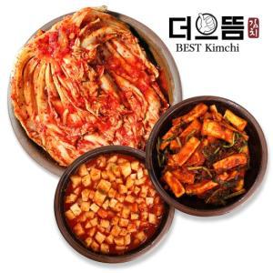 [더으뜸] 국내산 전라도 포기 5kg+총각 2kg+깍두기 2kg