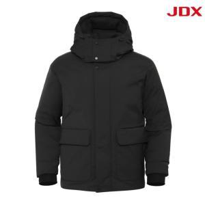 JDX HC03 남성 안사시프린트 후드 다운점퍼  X2WDU4144