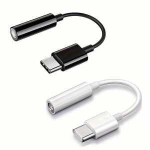 영상셀렉터 분배기 C타입-3.5mm USB C-Aux 동글 케이블 코드 암 헤드폰 잭