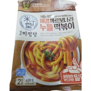 미정당 매콤 까르보나라 누들 떡볶이 2인분 400g