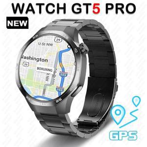 스마트 워치 심박수 건강 모니터, 블루투스 통화, NFC GPS 추적기, IP68 방수 스마트워치, 화웨이 GT5 프로