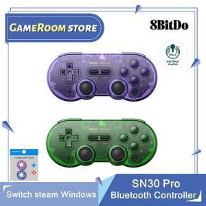 8Bitdo SN30 프로 블루투스 게임패드 컨트롤러, 홀 효과 조이스틱, 닌텐도 스위치, 맥OS, 안드로이드 PC,