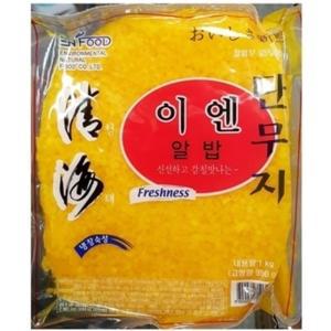 알밥용단무지1kg 날치알 볶음밥용 맛있는 잘게다진 단무지 횟집 일식당용