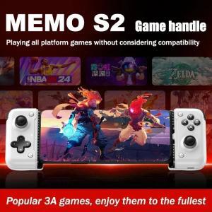 MEMO S2 게임 패드 홀 이펙트 트리거 단추 컨트롤러 스틱 Xbox IOS 안드로이드용 이동식 C 타입 맞춤형 핸