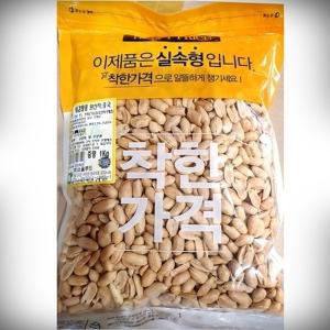 착한가격 깐땅콩 1kg 맥주 호프집 대용량 도매 마른안주 땅컹 실속형