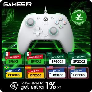 GameSir G7 SE Xbox 컨트롤러 유선 게임패드, 시리즈 X, One 콘솔용, 홀 효과 조이스틱 포함