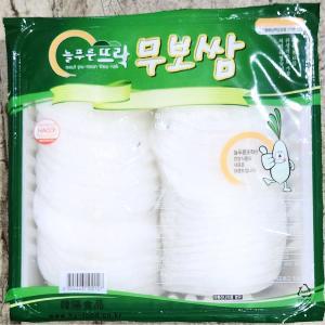 쌈무(한양 냉장 흰색 2.8K) X4 무쌈 고기 대용량 업소용 식당용 고기집