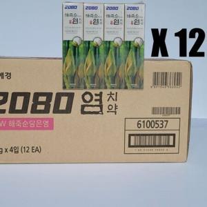 애경 2080 염치약 120g(4입) 12개(1box)_1231