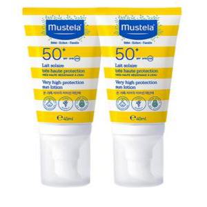 무스텔라 베리 하이 프로텍션 선 로션 SPF50+, 40ml, 2개