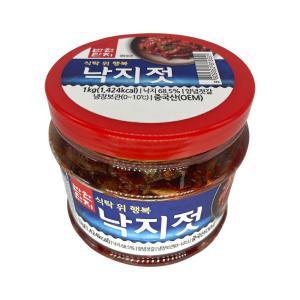 (냉장)반찬단지 낙지젓1kg 젖갈 젓갈 무침 밥반찬 도시락