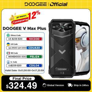 DOOGEE V Max Plus 5G 러기드 휴대폰, 디멘시티 7050, 안드로이드 14 휴대폰, 6.58 인치, 120Hz 디멘시티 7