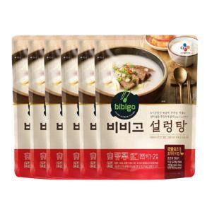 고소담백한 비비고 설렁탕 500g 6개