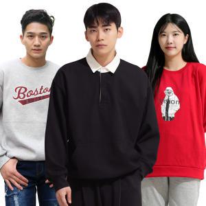 3+1 M~5XL F/W 맨투맨/후드티/집업/트레이닝팬츠/빅사이즈 일상복 커플티 남녀공용  티셔츠 특양 남자