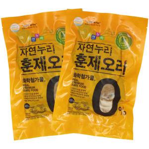 자연누리 허브 훈제오리 400g x 2팩