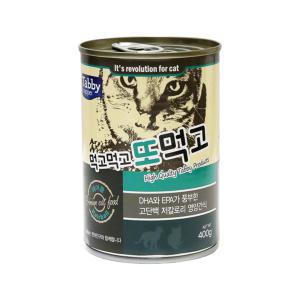 먹고먹고또먹고 헤어볼 400g x12개 고양이캔