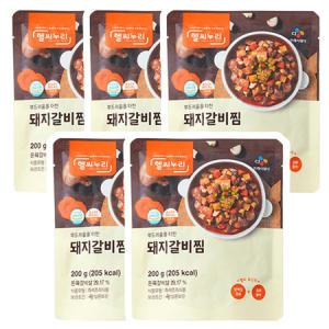 CJ 헬씨누리 돼지갈비찜 200g x 5개