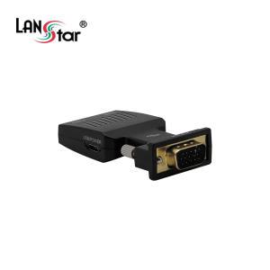 LANstar VGA to HDMI 젠더 컨버터 오디오 지원 LS-VGA2HDG