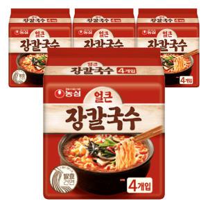 농심 얼큰장칼국수, 103g, 16개