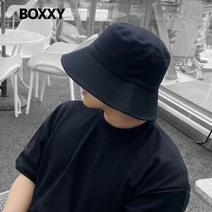 BOXXY 왕 대두 얼굴 소멸 빅 사이즈 오버핏 깊은 무지 연예인 소두 벙거지 버킷햇 등산 모자