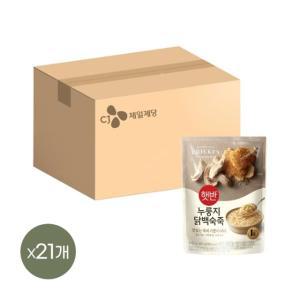 햇반죽 누룽지닭백숙죽 420g x21개 비비고죽 리뉴얼